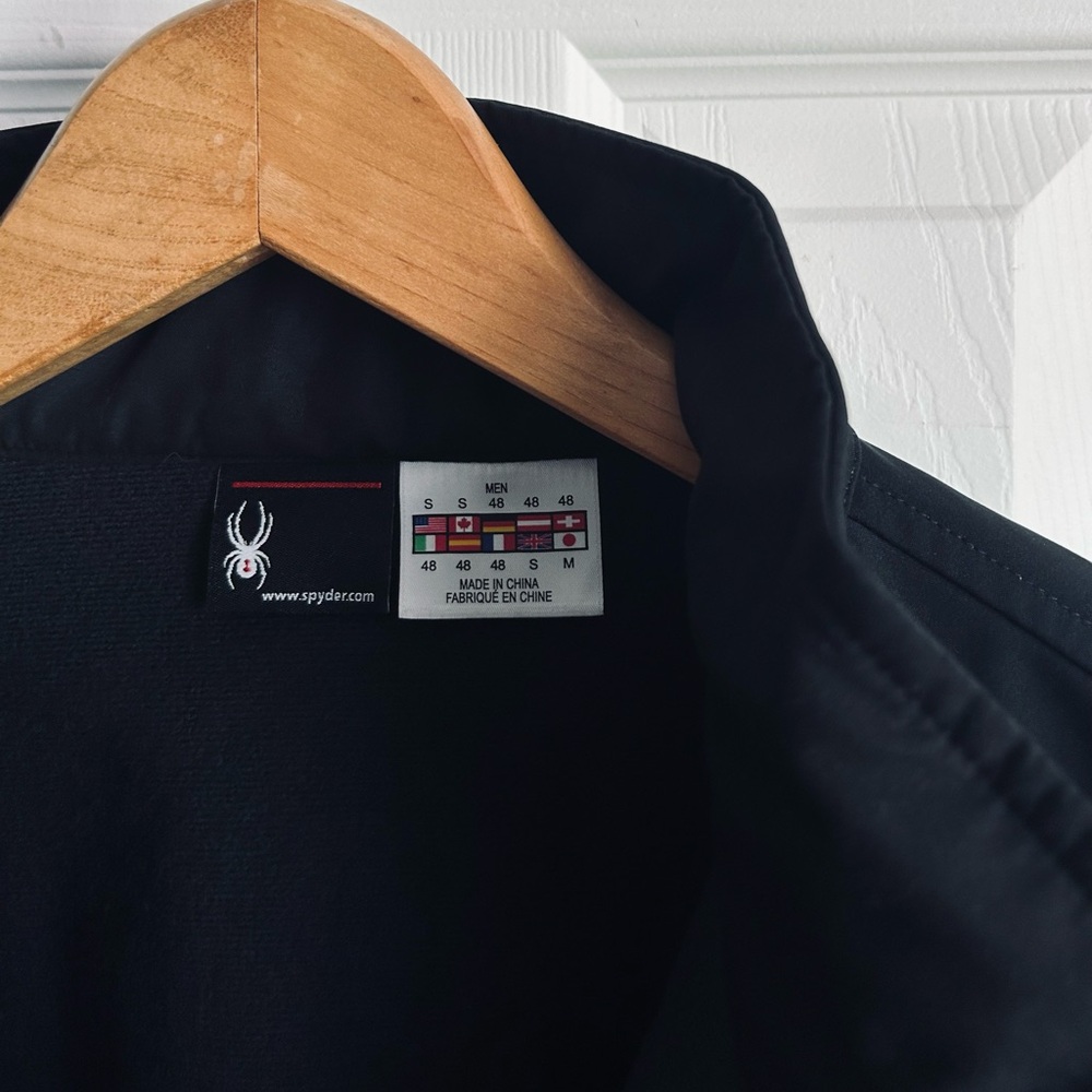 Spyder black elevation softshell utility jacket n… - image 5